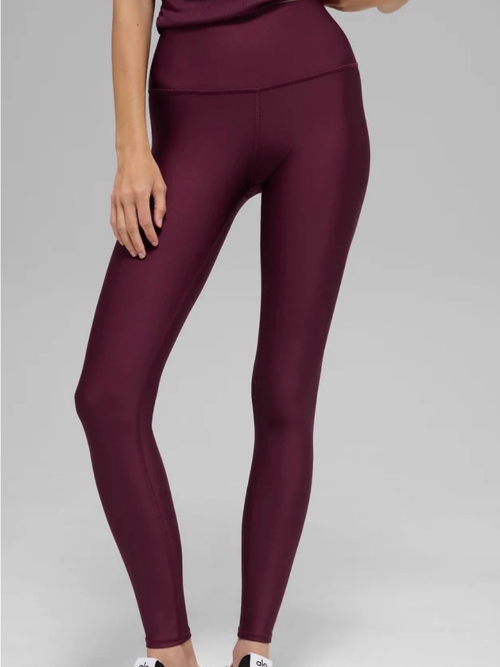 EUC Alo High-Waist Airlift Burgundy Leggings size small